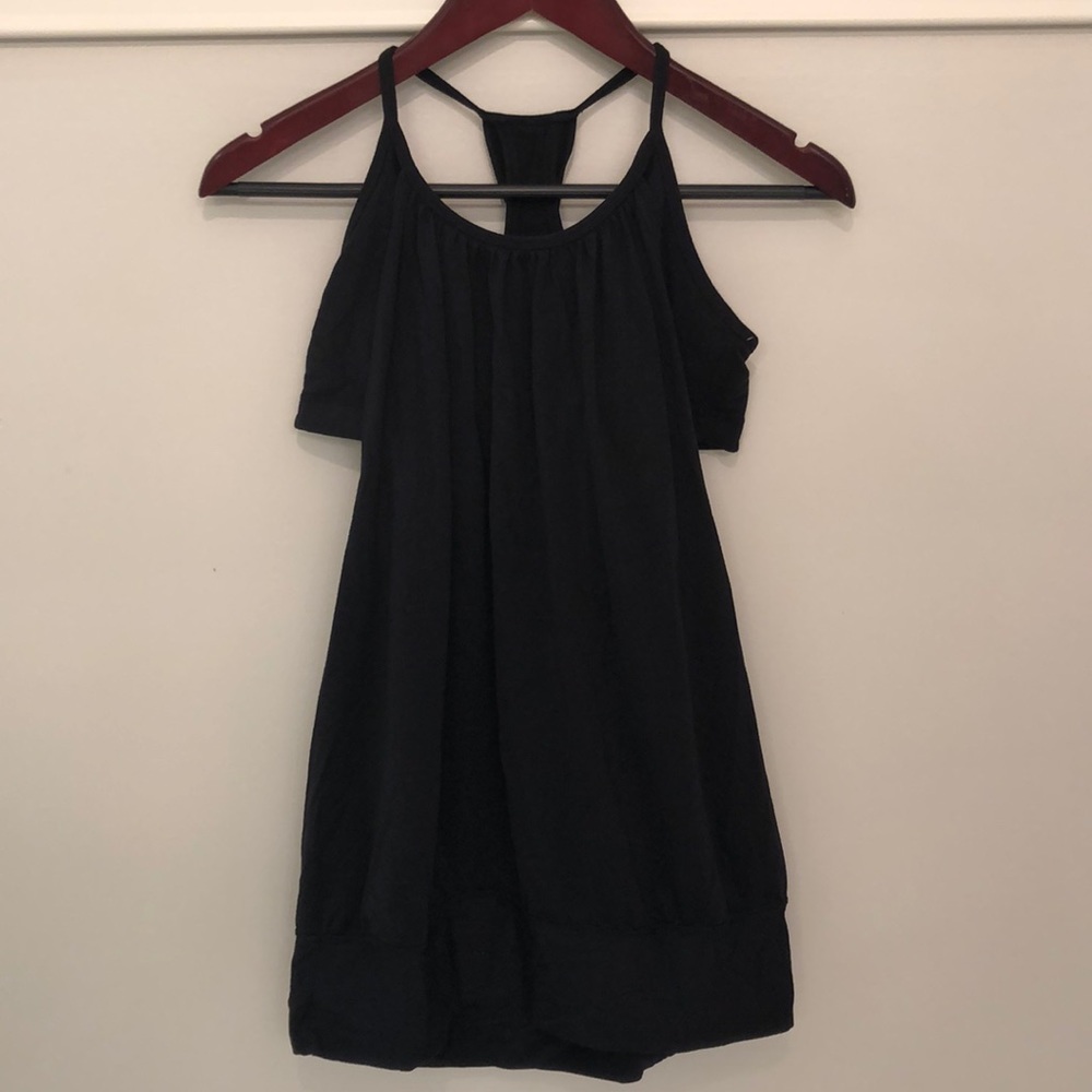 Lululemon bra/tank combo black athleisure top